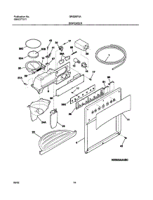15 - Dispenser parts for Gibson Refrigerator GRS26F5AQ5 from AppliancePartsPros.com