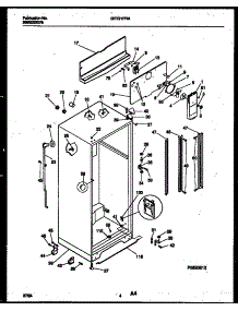 03 - Cabinet Parts parts for Frigidaire Refrigerator GRT21PRAD0 from AppliancePartsPros.com