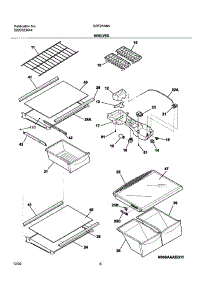 07 - Shelves parts for Gibson Refrigerator GRT21N6AQ5 from AppliancePartsPros.com