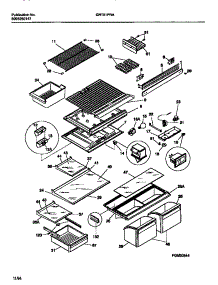 04 - Shelves, Controls, Divider, Mullion parts for Frigidaire Refrigerator GRT21PRAD2 from AppliancePartsPros.com