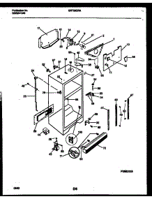 03 - Cabinet Parts parts for Frigidaire Refrigerator GRT22QRAD0 from AppliancePartsPros.com
