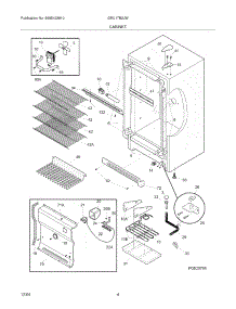 05 - Cabinet parts for Gibson Refrigerator GRU17B2JW9 from AppliancePartsPros.com