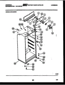 03 - Cabinet Parts parts for Frigidaire Refrigerator GTN140BG1 from AppliancePartsPros.com
