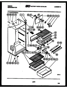 03 - Cabinet Parts parts for Frigidaire Refrigerator RD12F3WR2A from AppliancePartsPros.com