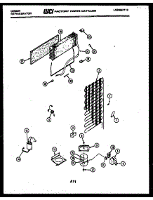 04 - System And Automatic Defrost Parts parts for Frigidaire Refrigerator RD15F4WU2A from AppliancePartsPros.com