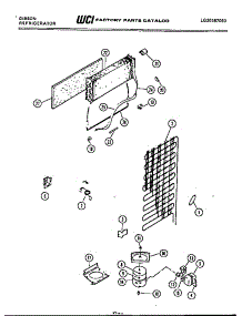 04 - System Parts parts for Frigidaire Refrigerator RD19F9WU3B from AppliancePartsPros.com