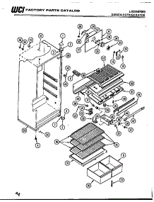 03 - Cabinet Parts parts for Frigidaire Refrigerator RD17F3WT3B from AppliancePartsPros.com