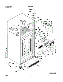 05 - Cabinet parts for Gibson Refrigerator GRT21N6AQ4 from AppliancePartsPros.com