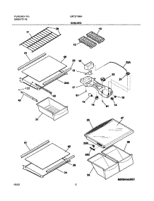 07 - Shelves parts for Gibson Refrigerator GRT21N6AQ4 from AppliancePartsPros.com