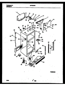03 - Cabinet Parts parts for Frigidaire Refrigerator GRT22QRBD1 from AppliancePartsPros.com