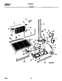 05 - System parts for Frigidaire Refrigerator GRT22QRCD0 from AppliancePartsPros.com
