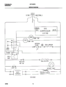 06 - Wiring Diagram parts for Frigidaire Refrigerator GRT22QRCD0 from AppliancePartsPros.com
