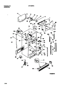 03 - Cabinet W / Fan Assembly parts for Frigidaire Refrigerator GRT26WRAD2 from AppliancePartsPros.com