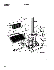05 - Cooling System parts for Frigidaire Refrigerator GRT26WRAD2 from AppliancePartsPros.com