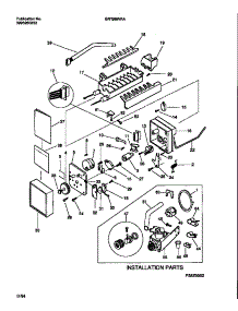 06 - Ice Maker & Installation Components parts for Frigidaire Refrigerator GRT26WRAD2 from AppliancePartsPros.com