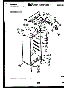 03 - Cabinet Parts parts for Frigidaire Refrigerator GTN140HG1 from AppliancePartsPros.com