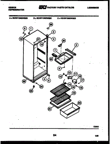 03 - Cabinet Parts parts for Frigidaire Refrigerator RC13M2WS2B from AppliancePartsPros.com