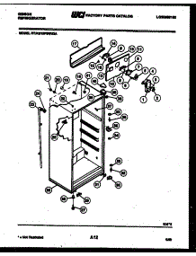 03 - Cabinet Parts parts for Frigidaire Refrigerator RD19F3WU3A from AppliancePartsPros.com
