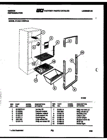 05 - Shelves And Supports parts for Frigidaire Refrigerator RD11F2WVJA from AppliancePartsPros.com