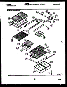 04 - Shelves And Supports parts for Frigidaire Refrigerator RD19F6WT3C from AppliancePartsPros.com