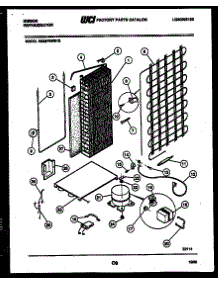 10 - System And Automatic Defrost Parts parts for Frigidaire Refrigerator RS22F9WS1G from AppliancePartsPros.com