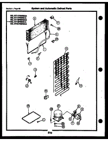 30 - System And Automatic Defrost Parts parts for Frigidaire Refrigerator RT17F6WSGA from AppliancePartsPros.com