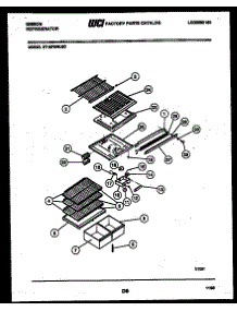 04 - Shelves And Supports parts for Frigidaire Refrigerator RT19F8WU3C from AppliancePartsPros.com