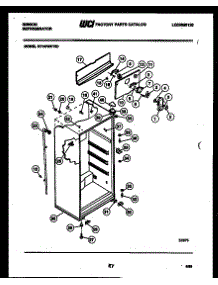 03 - Cabinet Parts parts for Frigidaire Refrigerator RT19F8WT3D from AppliancePartsPros.com