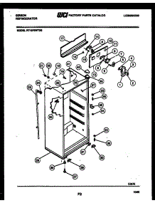 03 - Cabinet Parts parts for Frigidaire Refrigerator RT19F8WT3G from AppliancePartsPros.com