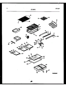 05 - Shelves And Supports parts for Frigidaire Refrigerator RT19F9WY3A from AppliancePartsPros.com