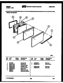 03 - Cabinet Parts parts for Frigidaire Refrigerator RT19F9YX3A from AppliancePartsPros.com