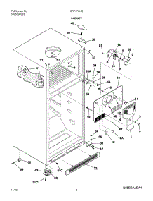 05 - Cabinet parts for Gibson Refrigerator GRT17G4BQ2 from AppliancePartsPros.com