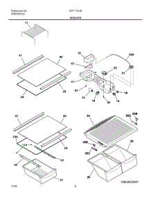 07 - Shelves parts for Gibson Refrigerator GRT17G4BQ2 from AppliancePartsPros.com