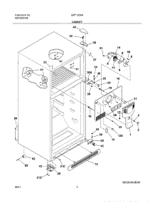 05 - Cabinet parts for Gibson Refrigerator GRT18C6AQ2 from AppliancePartsPros.com