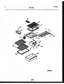 05 - Shelves And Supports parts for Frigidaire Refrigerator GTL142WK2 from AppliancePartsPros.com