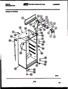 03 - Cabinet Parts parts for Frigidaire Refrigerator RD19F8WU3A from AppliancePartsPros.com