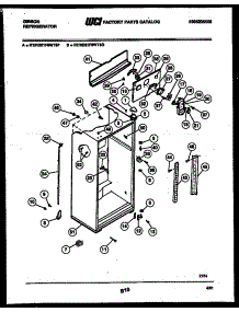 03 - Cabinet Parts parts for Frigidaire Refrigerator RD21F9WT3F from AppliancePartsPros.com
