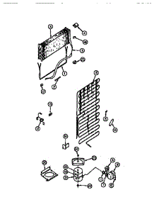 11 - System & Automatic Defrost Parts parts for Frigidaire Refrigerator RD19F9WT3A from AppliancePartsPros.com