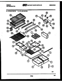 04 - Shelves And Supports parts for Frigidaire Refrigerator RD21F9WT3F from AppliancePartsPros.com