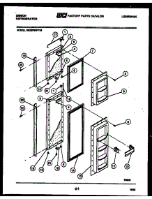 03 - Door Parts parts for Frigidaire Refrigerator RS22F8WV1B from AppliancePartsPros.com