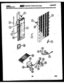 07 - System And Automatic Defrost Parts parts for Frigidaire Refrigerator RS19F6WS1D from AppliancePartsPros.com
