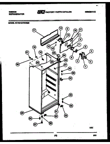 03 - Cabinet Parts parts for Frigidaire Refrigerator RT12F3WS2B from AppliancePartsPros.com