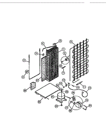 07 - System And Automatic Defrost parts for Frigidaire Refrigerator RS22F7FU1D from AppliancePartsPros.com
