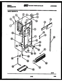 04 - Cabinet Parts parts for Frigidaire Refrigerator RS24F9WT1E from AppliancePartsPros.com