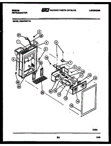 07 - Ice Door, Dispenser And Water Tank parts for Frigidaire Refrigerator RS24F9WT1E from AppliancePartsPros.com