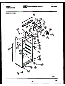 03 - Cabinet Parts parts for Frigidaire Refrigerator RT17F5WX4A from AppliancePartsPros.com