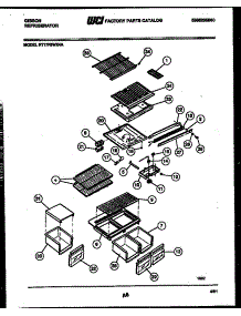 04 - Shelves And Supports parts for Frigidaire Refrigerator RT17F5WX4A from AppliancePartsPros.com