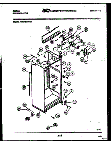 03 - Cabinet Parts parts for Frigidaire Refrigerator RT17F6WV3D from AppliancePartsPros.com