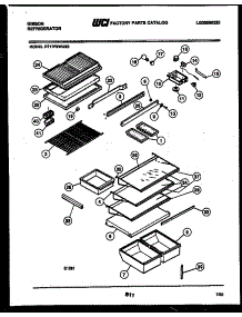 04 - Shelves And Supports parts for Frigidaire Refrigerator RT17F6WU3B from AppliancePartsPros.com