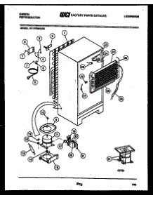 05 - System And Automatic Defrost Parts parts for Frigidaire Refrigerator RT17F6WU3B from AppliancePartsPros.com